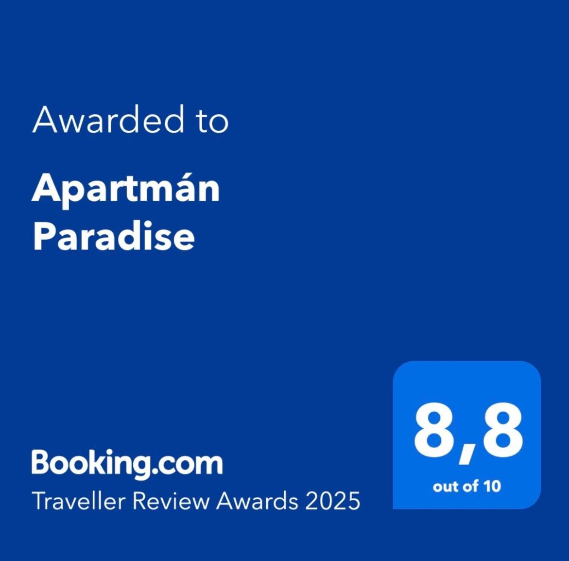 Apartman Paradise Бешеньова Екстер'єр фото